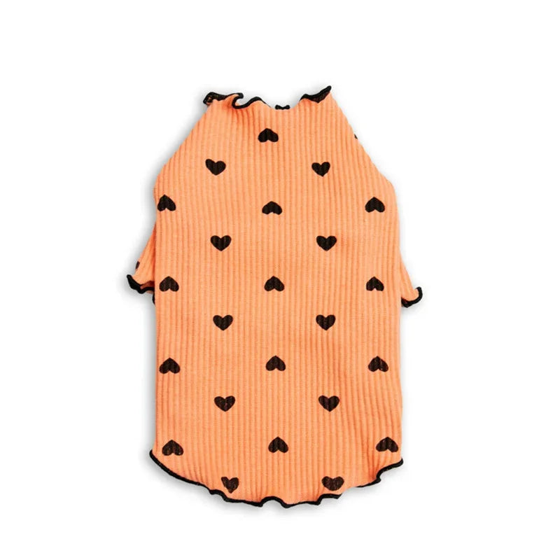 Snuggle & Style: The Hearts Ribbed Tee