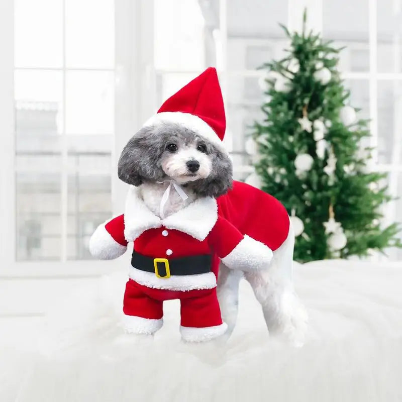 Santa Costume Funny Pet Cosplay Clothes
