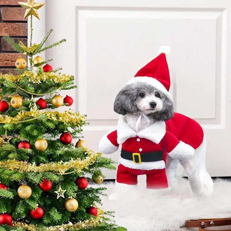 Santa Costume Funny Pet Cosplay Clothes