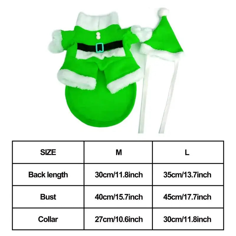 Santa Costume Funny Pet Cosplay Clothes