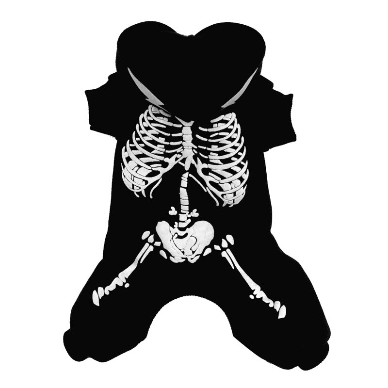 Skull Print HoodieJumpsuits