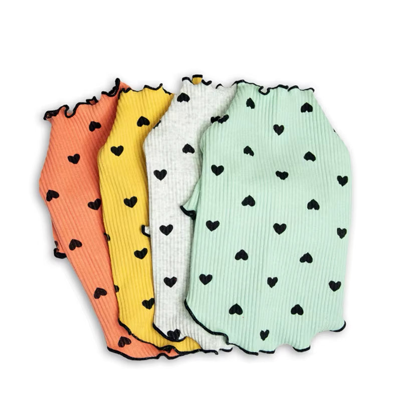Snuggle & Style: The Hearts Ribbed Tee