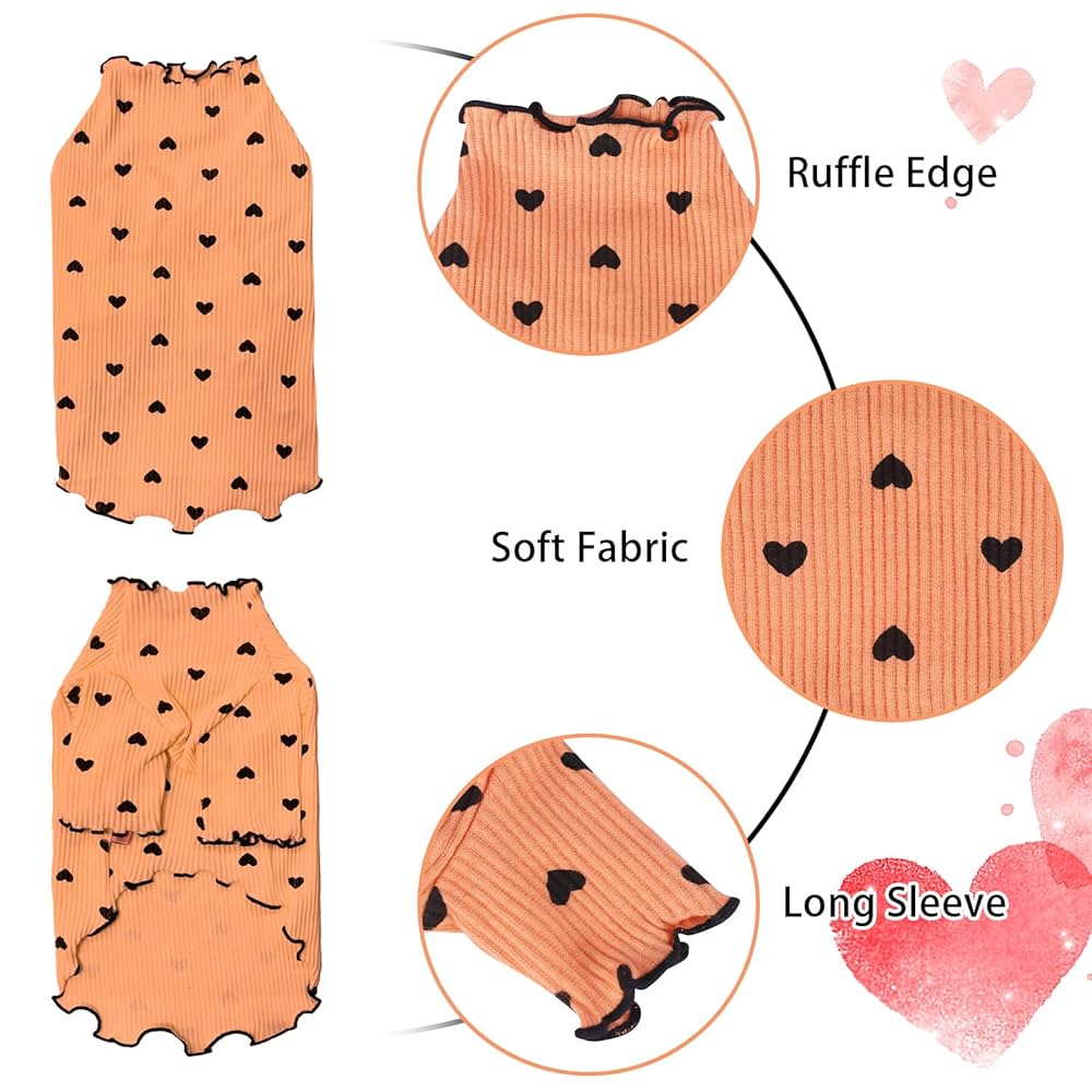 Snuggle & Style: The Hearts Ribbed Tee