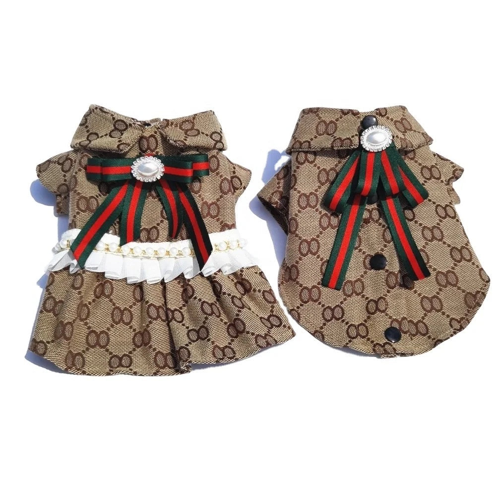 Twinning Is Winning! The Chic "Pucci" Pet Pair Set