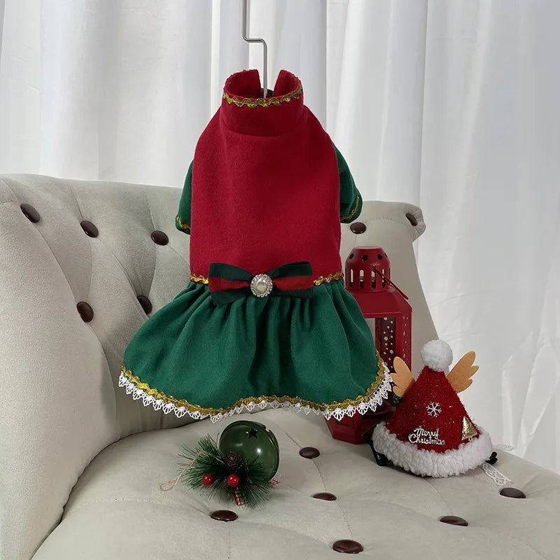 Handmade Christmas Festival Holiday New Year Dress