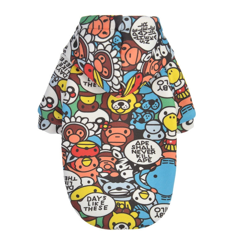 Cyber Celebrity Dog Clothes Autumn and Winter Clothing