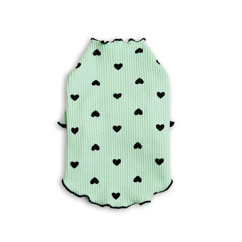 Snuggle & Style: The Hearts Ribbed Tee