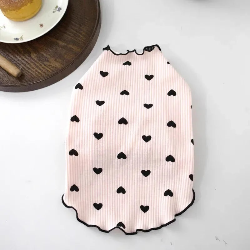 Snuggle & Style: The Hearts Ribbed Tee