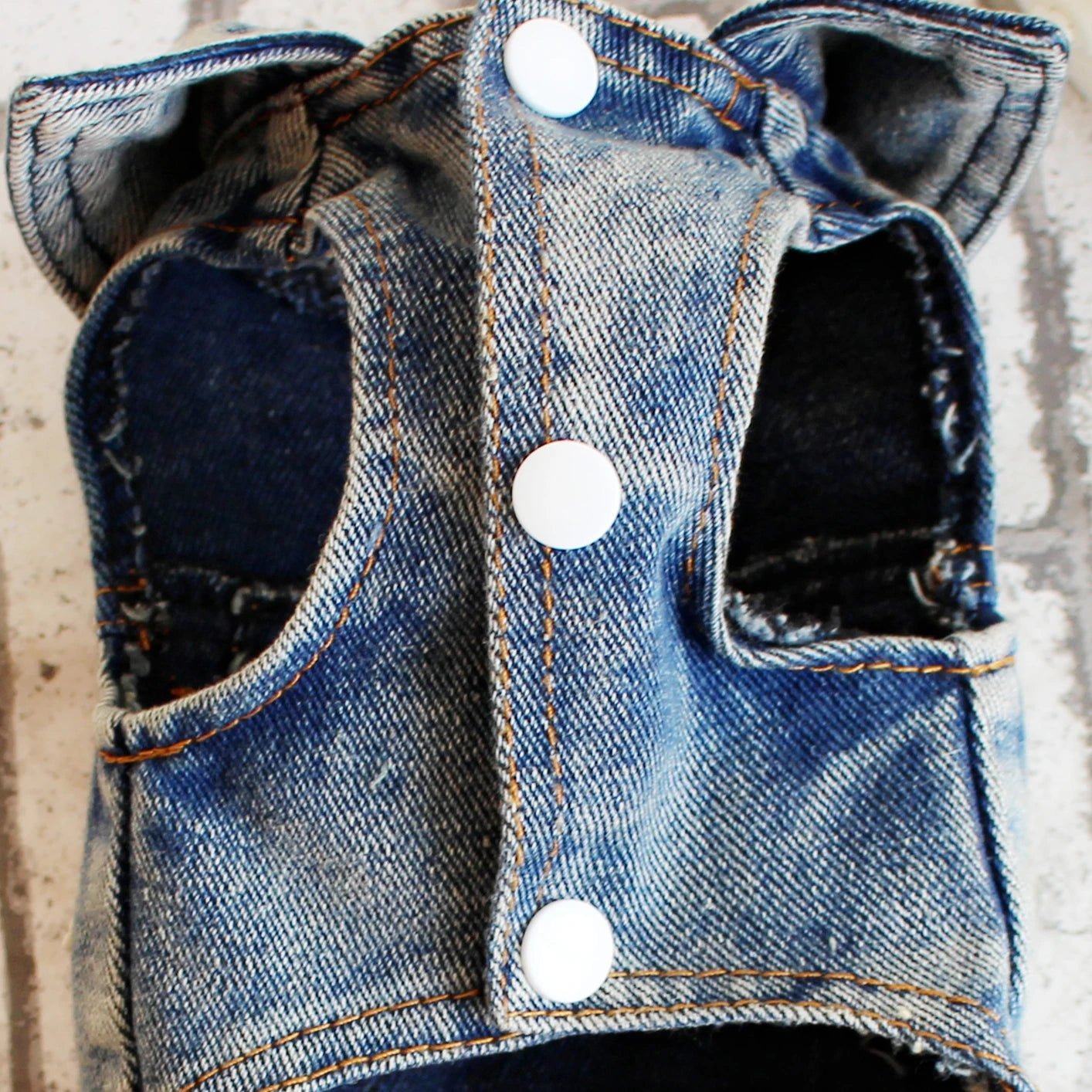 1986 Retro Denim  Jumpsuit With Cute Patch