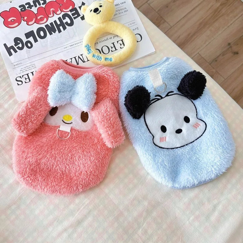 Sanrio My Melody x Pochacco anime cat and dog vest