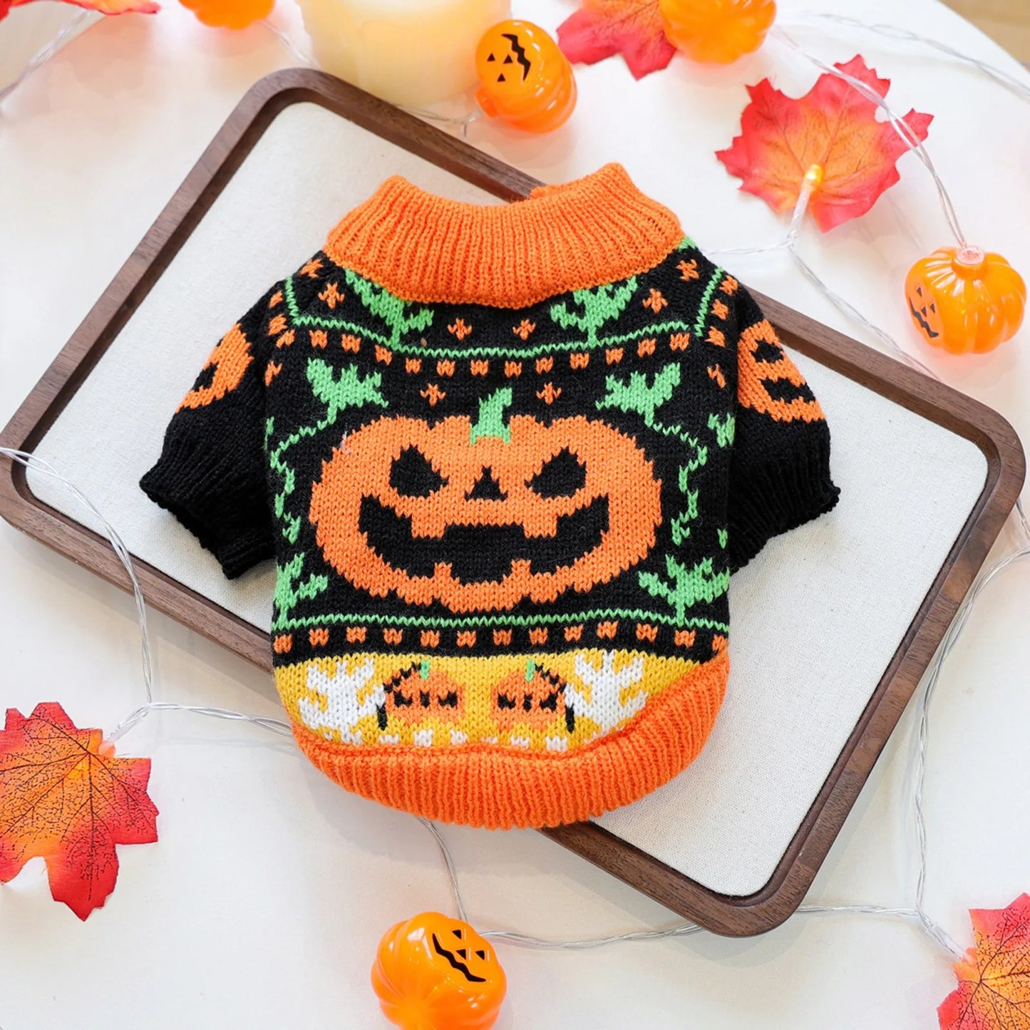 Halloween  Knitted Winter and Autumn Warm Pet