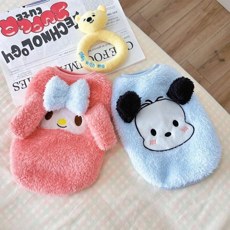 Sanrio My Melody x Pochacco anime cat and dog vest