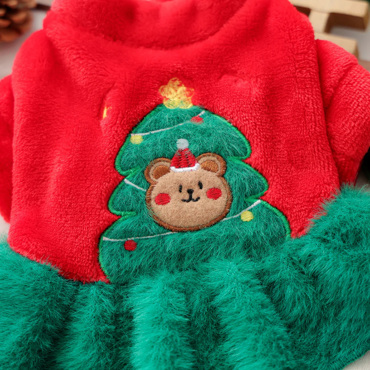 Christmas Tree Bear Skirt