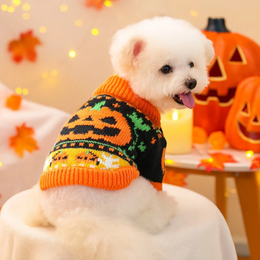 Halloween  Knitted Winter and Autumn Warm Pet