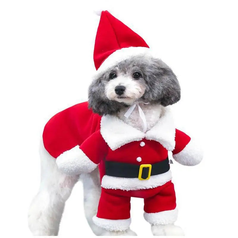 Santa Costume Funny Pet Cosplay Clothes