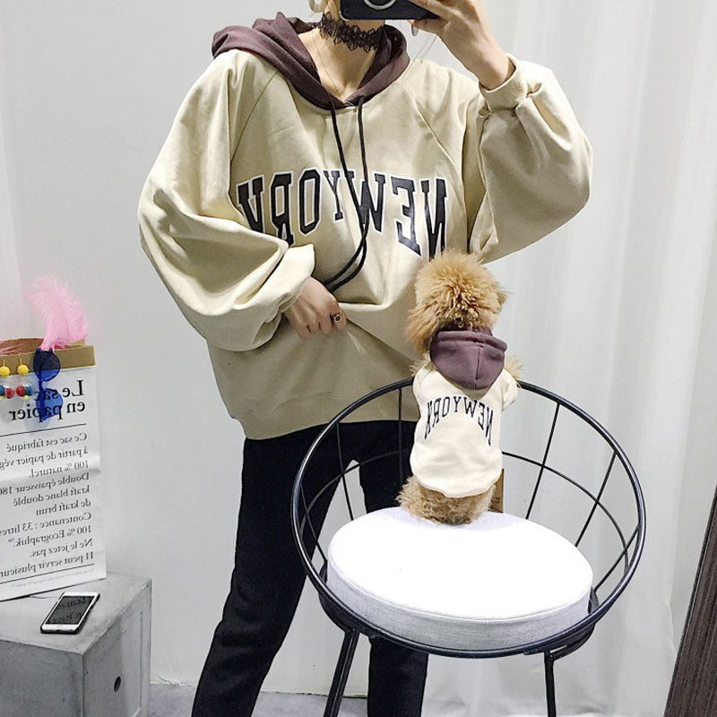 Parent & Fur Baby Matching Sweat shirt with hoodie